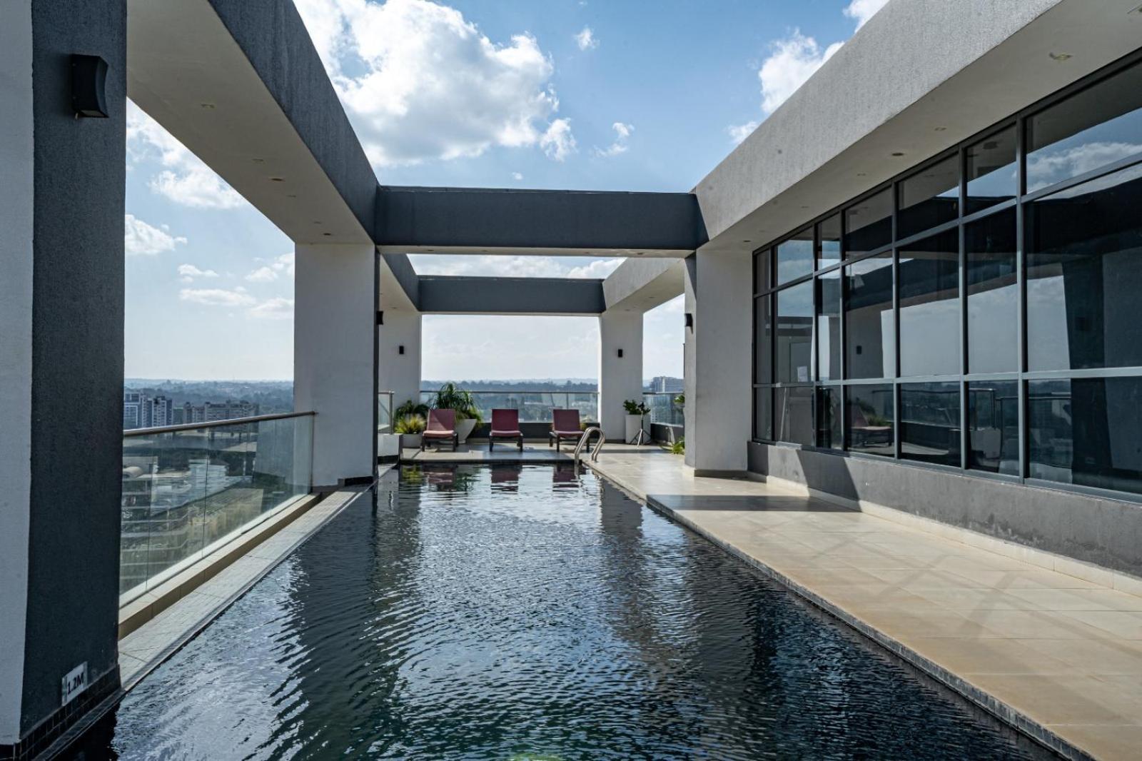 Escada Studio & 2-Bedroom, Rooftop Swimming Pool, Gym, Workspace, Wonderiss Homes Westland Living Nairobi Exterior photo