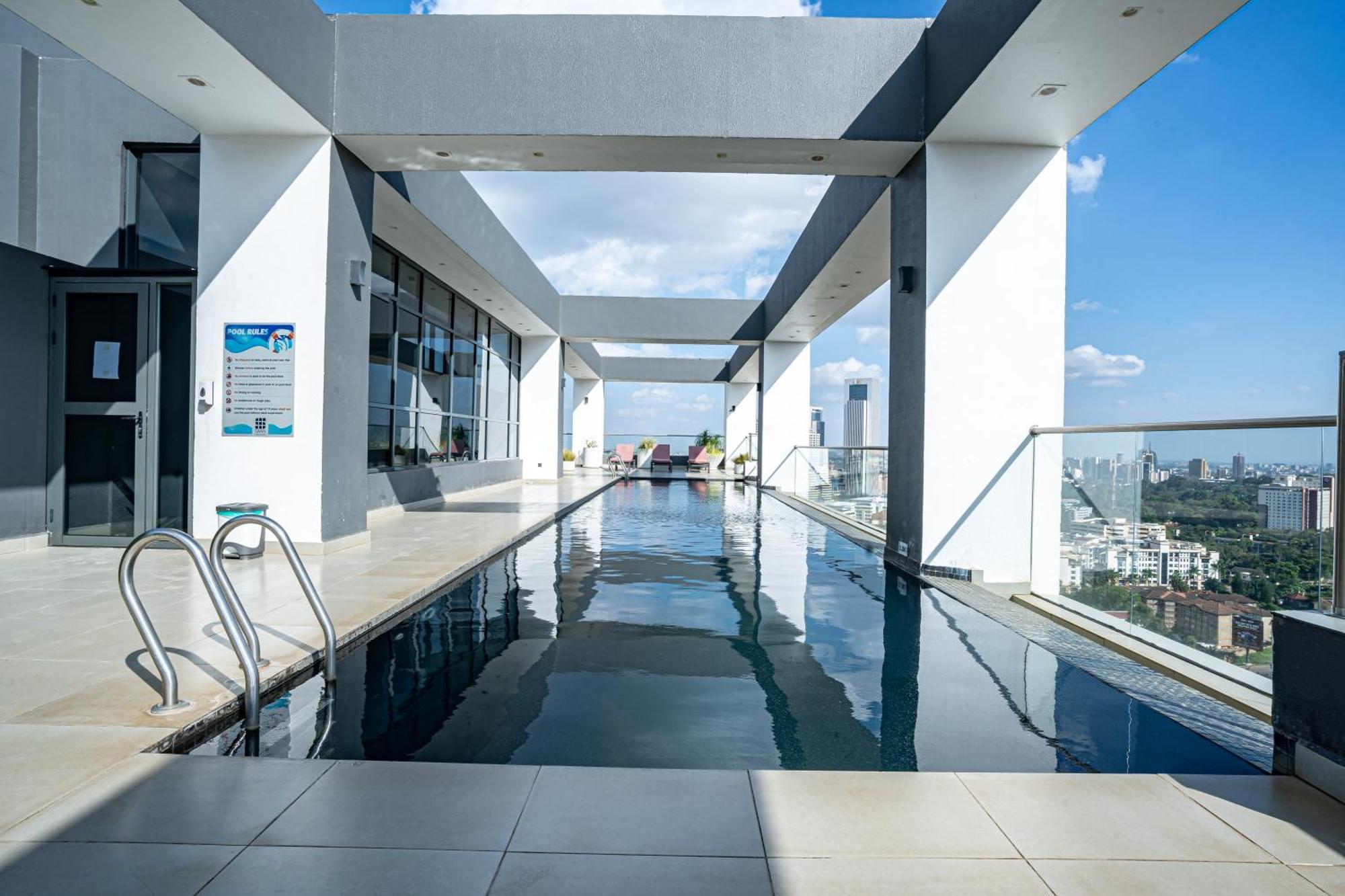 Escada Studio & 2-Bedroom, Rooftop Swimming Pool, Gym, Workspace, Wonderiss Homes Westland Living Nairobi Exterior photo